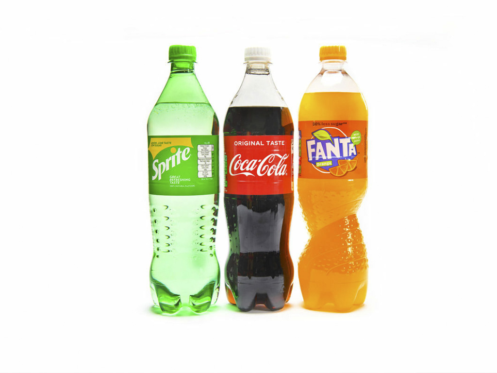 Cola, Fanta, Sprite 1л